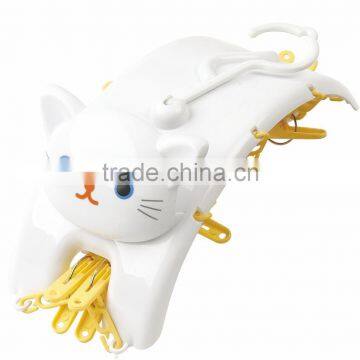 Cartoon cat plastic hangers,hot product,multifunctional hangers,dryer