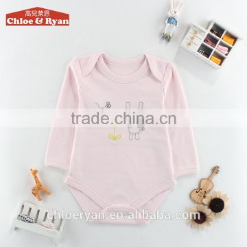 Alibaba China supplier 100% cotton new design blank infant rompers