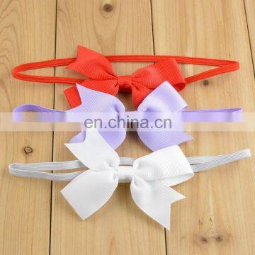 2015 new design popular colored children hair bows 15 colors