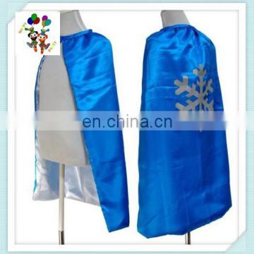 Movie Blue Elsa Cosplay Party Fancy Dress Capes for Kids HPC-0578