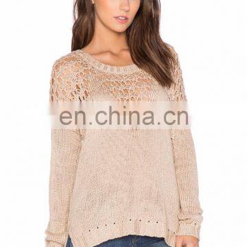 New Model Latest Designs Hand Knitted Woman Sweater photo-3
