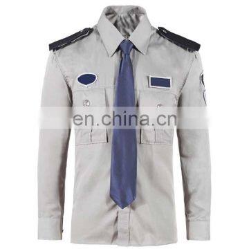 CVC Breathable Fabric of Guards Security Shirt With Long Sleeves photo-4