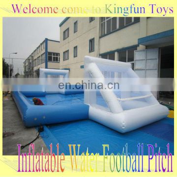 Good price inflatable water soccer pitch,inflatable football water game