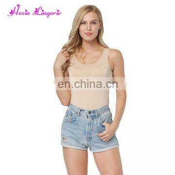 Aliexpress Hot Sale nude reversible tank top soft organic bamboo wholesale camisole top