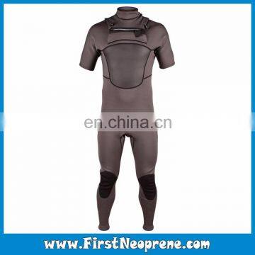Factory OEM Service 2/3MM Premium Neoprene CR Rubber Men Short Sleeve Full Wetsuit