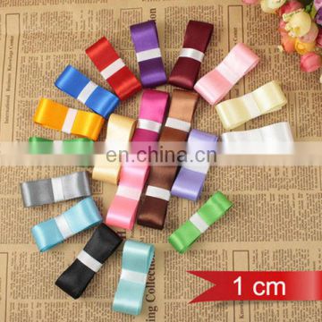 1cm satin rainbow ribbon