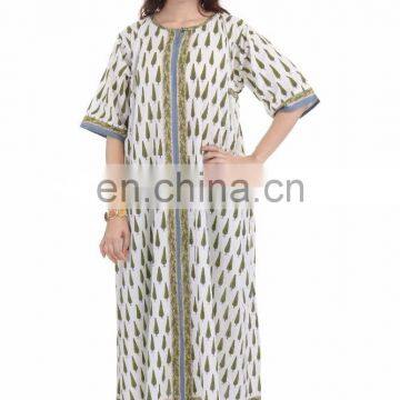Hippie Boho Designer Long Dress Block Printed Tunic Wholesaler photo-3