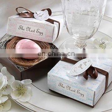 The Nest Egg Scented Egg Soap in Nest (Pink or Blue)