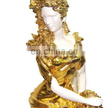 Polyresin statue female figurine