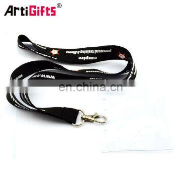 Promotion Custom Sublimation Printed Neck Polyester Lanyard With Metal Clip