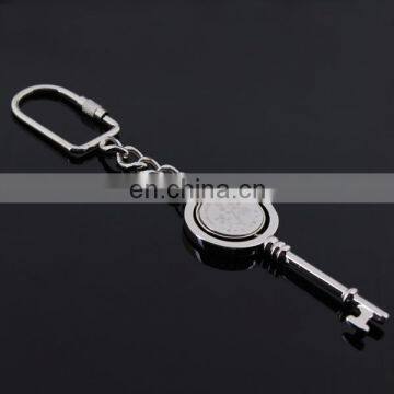 Interesting metal rotate magnet keychain