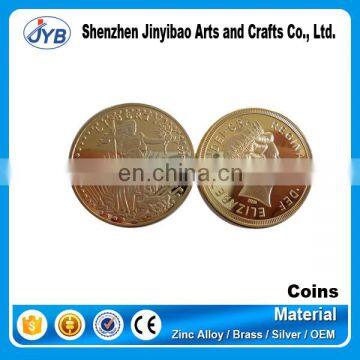 High quality replica custom design souvenir gold coin for gifts