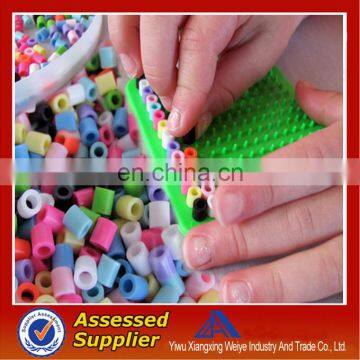 Wholesale DIY Fuse Beads Mini Cheap Plastic Ironing DIY Kids Toys Game Beads Fashion Perler Fused Hama Beads Set
