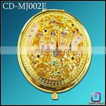 foldable Jewellery gold comapct mirror CD-MJ002E