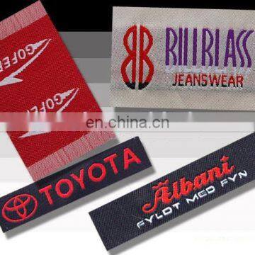 Cheap Polyester satin Woven label Printted Logo