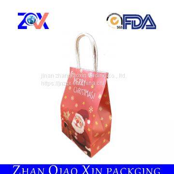 Shandong Packaging and Printing Paper Gift Bags With Twist Handles Brown Paper Shopping Bag photo-4