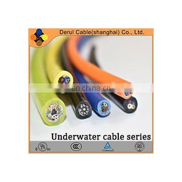 Multi Core Low Voltage Twisted Pair Robot Underwater ROV Braid Layer PUR Foam Sheathed Floating Electrical Cable photo-7