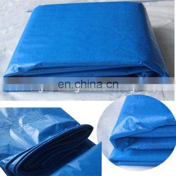 Finished Industrial Packing Poly Tarp Bags Blue Heavy Duty UV PE Tarpualin