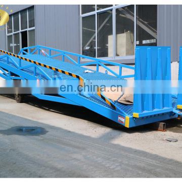 7LYQ Shandong SevenLift 10 ton mobile adjustable movable hydraulic dock loading yard ramp for sale