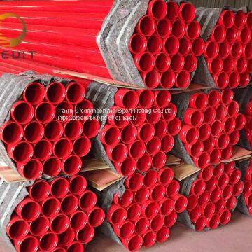 ERW Red Color Fire Pipe Fire Pipe Low Pressure Fluid Pipe Manufacturer Galvanized Fire Pipe photo-4