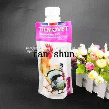 Food Grade Chicken Seasoning Packaging Bag/aluminized Yin Yang Standing Spout Bag White Sugar Oblique Mouth Bag photo-2