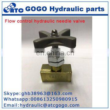 Flow Control Valve Needle Valve Hydraulic Pressure Gauge Switch Valve