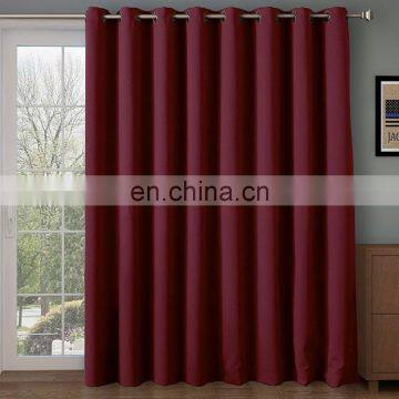 Ready made blackout curtains red blackout curtains for living/sitting room 115*84inch