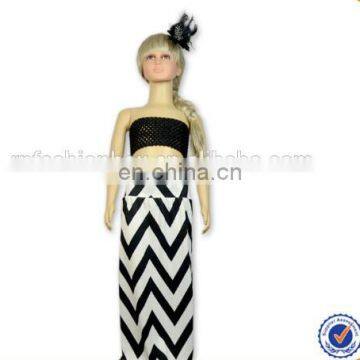 wholesale women's long maxi chevron skirt hot sale floor length long skirt