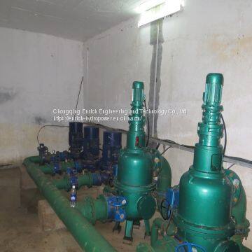 DLS ZLSH Vertical Completely Fully Automatic Filtration Drainage Sewage Cleaning Water Filter for Technical Cooling Water Supply Treatment for Hydropower Hydroelecric Power Plant HPP HEPP SHPP SHEPP photo-4