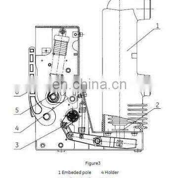 VB2 Vacuum Circuit Breaker Locking Magnet on the Operating Mechanism photo-2
