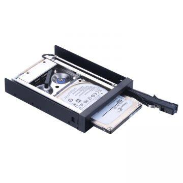 Unestech ST2511 2.5in SATA Anti-vibration Tray-less SSD Hdd Mobile Rack for 3.5in Floppy Drive Enclosure photo-5