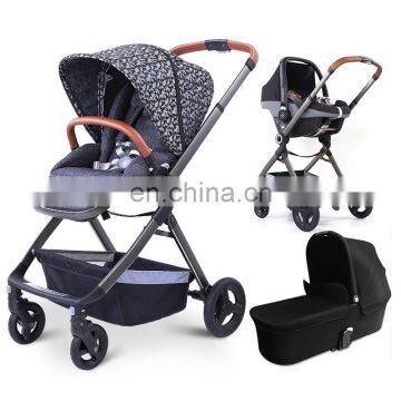 Reborn baby lounge fold able stroller carrier pram pushchair 3 in 1