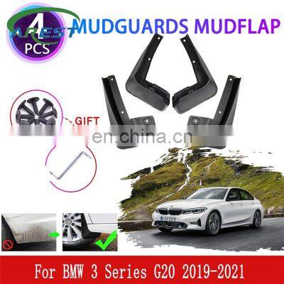 for BMW 3 Series G20 Sedan Saloon 2019 2020 Mudguards Mudflaps Fender Mud Flap Splash Mud Guards Cover Protect Car Accessories