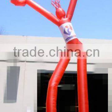 custom 2 legs inflatable advertising groove sky man