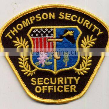 high quality 3D embroidery patch woven patch