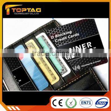 Hot Sale Amazon Wallet Rfid Blocking Card / HF Rfid Blocking Card/ Rfid Blocking Card photo-3
