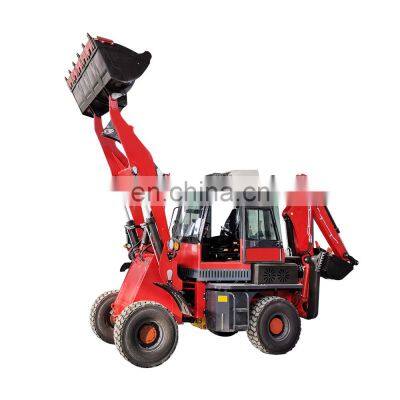 New Technology Tractor With Front End Loader and Backhoe Small Garden Tractor Loader Backhoe photo-4
