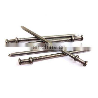 Polished Duplex Head Nails 25 kg per carton Anping Manufacturer