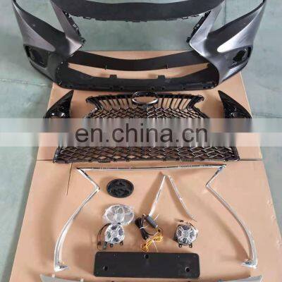 PP Plastic Body Kits Front Bumper for Toyota Camry 2007-2011 Facelift Modify Upgrade to Lexus Face