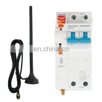 High quality good material durable wifi circuit breaker surge protection, tuya smart wifi circuit breaker