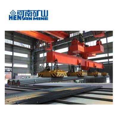 QL 5+5t 10+10t Double Beam Magnetic Overhead Crane with Lifting Beam for Steel Plate