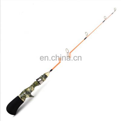 50cm 60cm Winter  ice fishing outdoors Cheap Fishing Stuff Raft Rod resin mini Kids Ice fishing rod