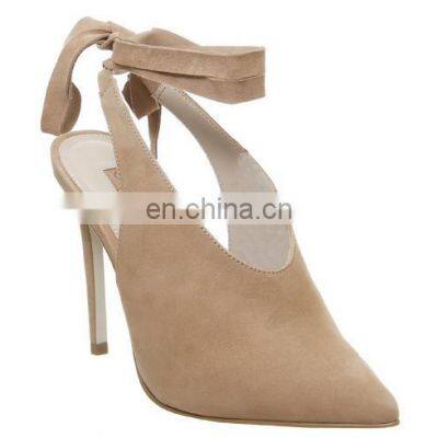 Ankle strap high heel high quality ladies fashion design sandals shoes