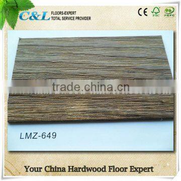 Embossed surface wear resistant pvc flooring plank