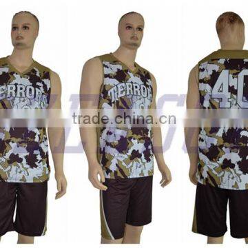 2016 Latest Custom College Basketball Jersey Designs New Style Basketball Uniform Design Supplier's Choice photo-3
