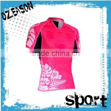 Custom sublimation print red cricket polo shirt cheap sublimated cricket jersey