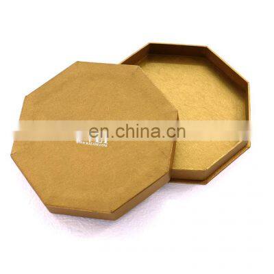 New design octagon chocolate box, golden wedding candy box