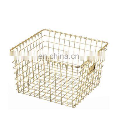 Wire Storage Baskets for Organizing Metal Wire Freezer Organizer Bins with Handles Large Pantry Baskets