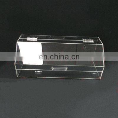 wall mount acrylic display for food container acrylic countertop bakery display case