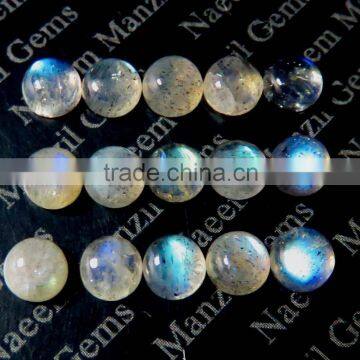 Labradorite 4mm Round Cabochon photo-2